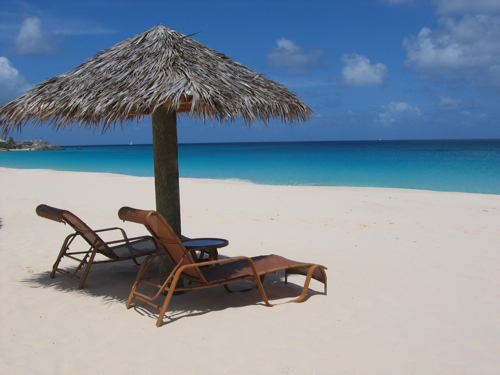 Palm-Umbrella for tvc beach Africa