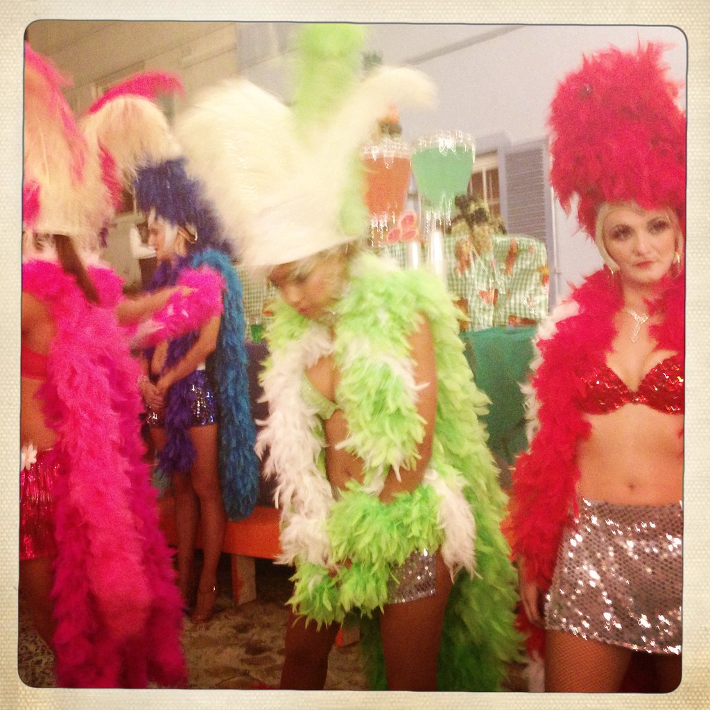 Prepping for Rio-style carnival set