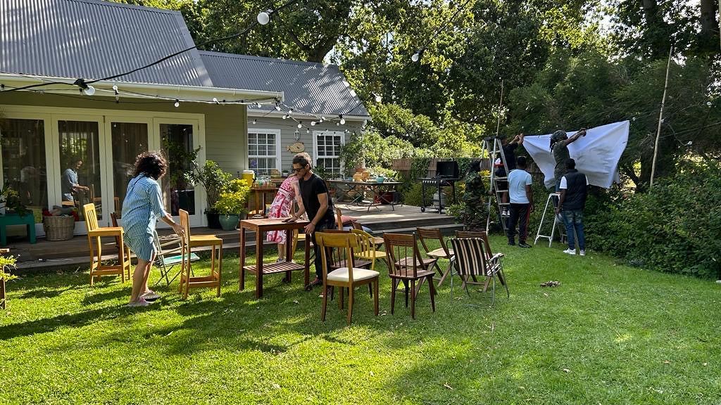 LIDL tvc - garden party setting prep