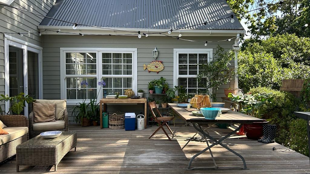 UEFA tvc garden setting created for a family party